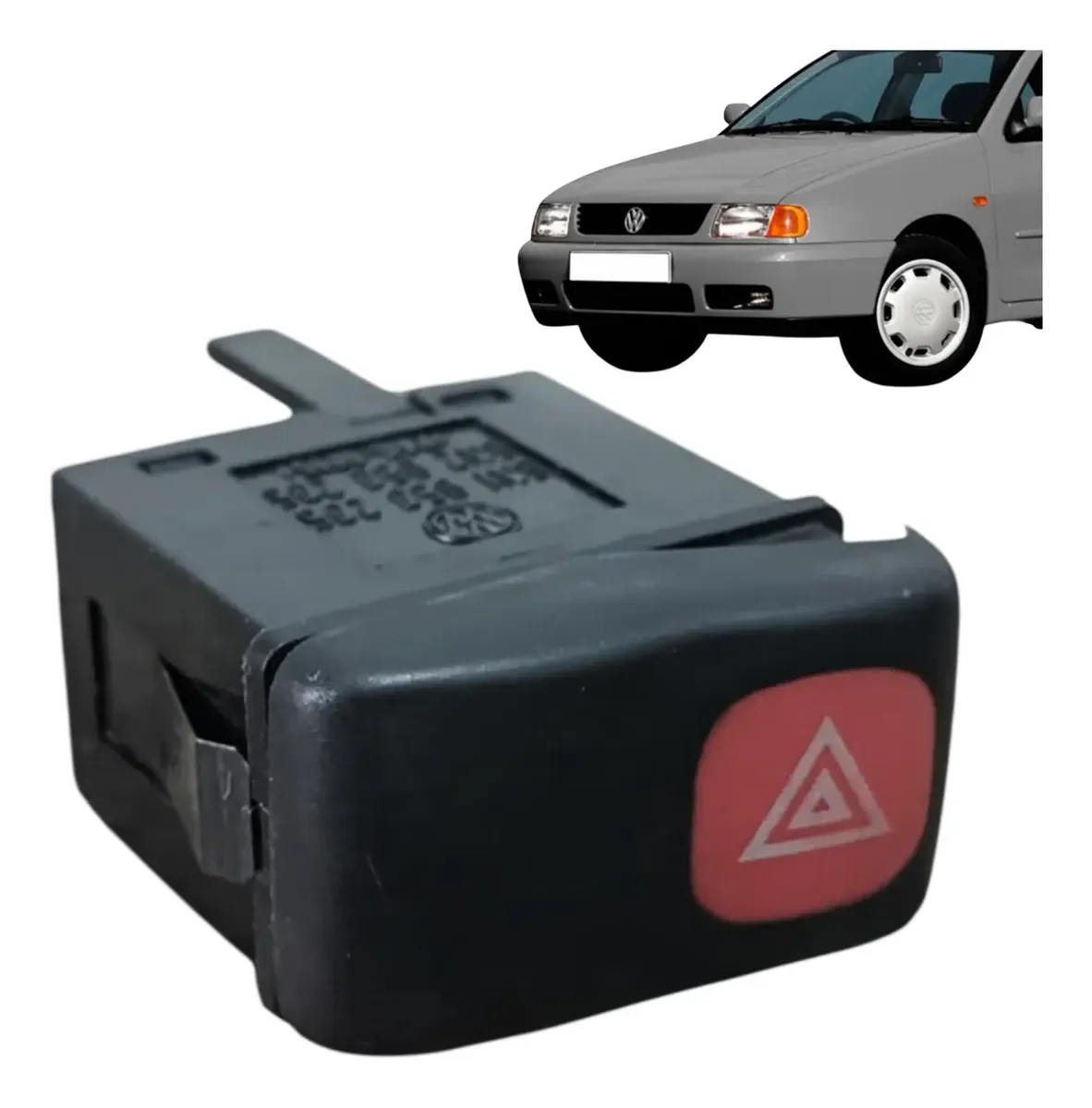Botao Pisca Alerta Vw Polo Classic 1996 A 2002 Original